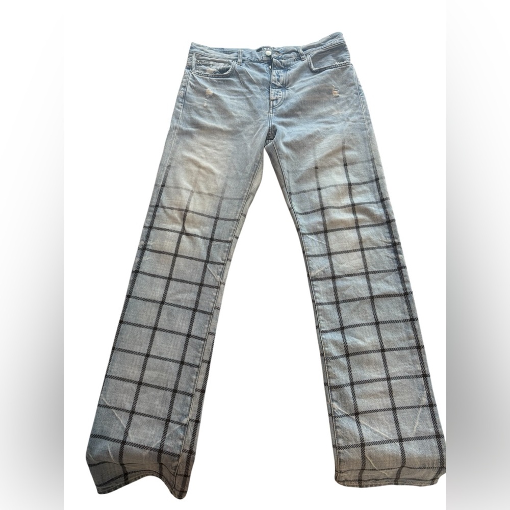 Amiri Checkered Jean